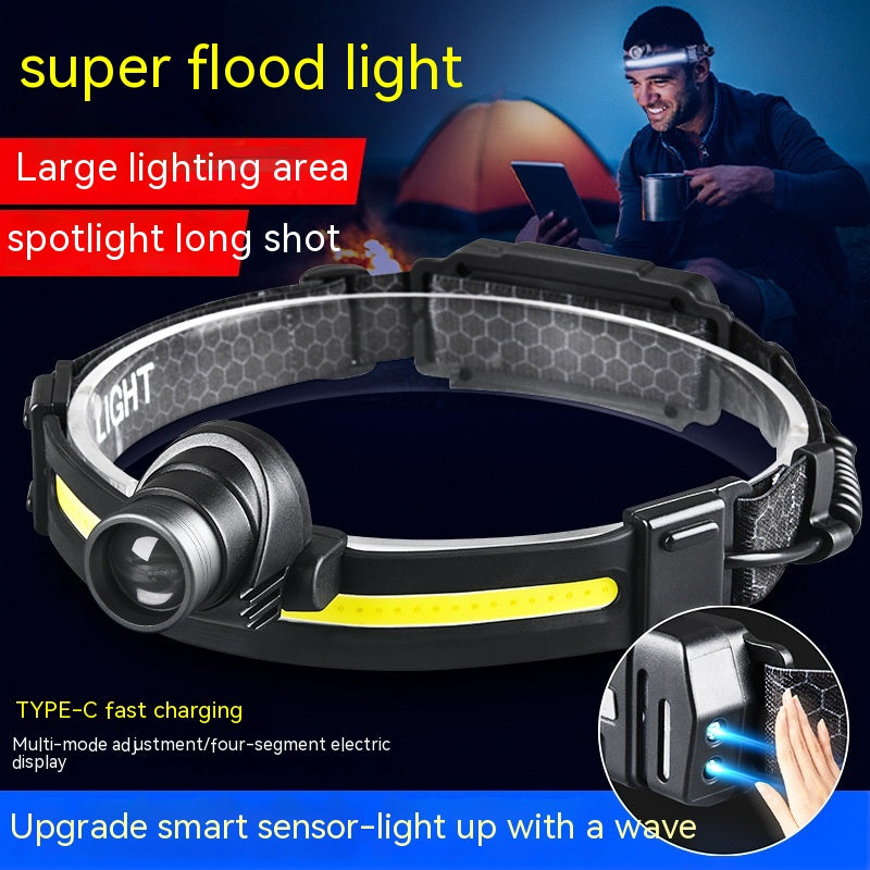 Outdoor Mountaineering Camping Induction Headlight - Survival Dog