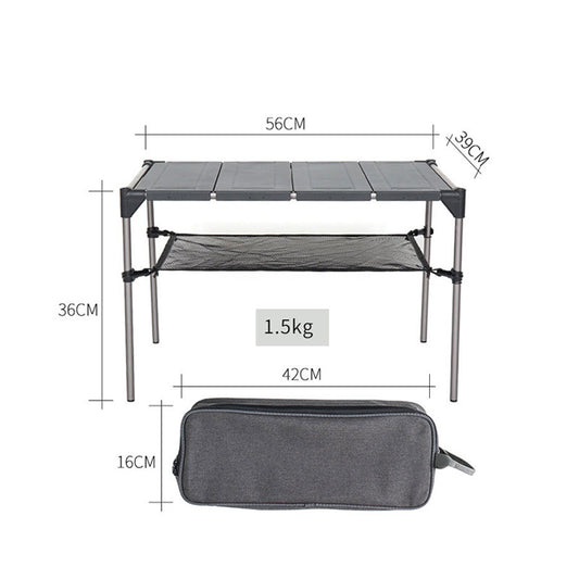 Geometric folding table for outdoor camping picnic - Survival Dog