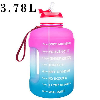 QuiFit 3.78L 2.2L 1.3L 128oz Gallon Water Bottle With Straw