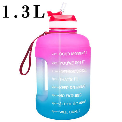 QuiFit 3.78L 2.2L 1.3L 128oz Gallon Water Bottle With Straw