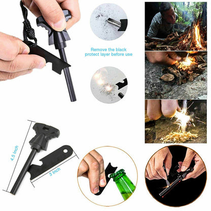 14in1 Outdoor Emergency Survival Gear Kit Camping Hiking Survival Gear Tools Kit Survival Gear And Equipment, Outdoor Fishing Hunting Camping Accessories - Survival Dog