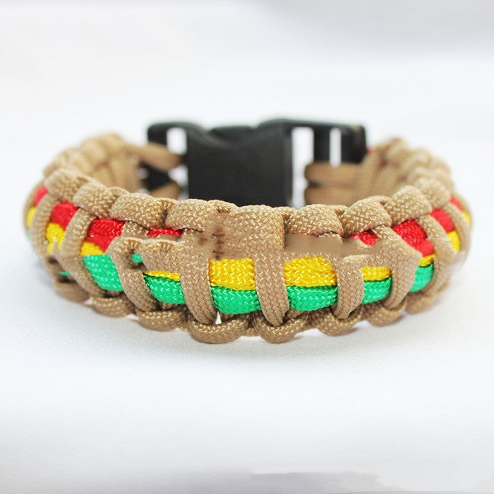 Fashion Outdoor Survival Weaving Bracelet - Survival Dog