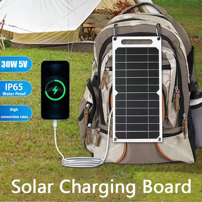 30W Camping Portable Phone Charging Bank