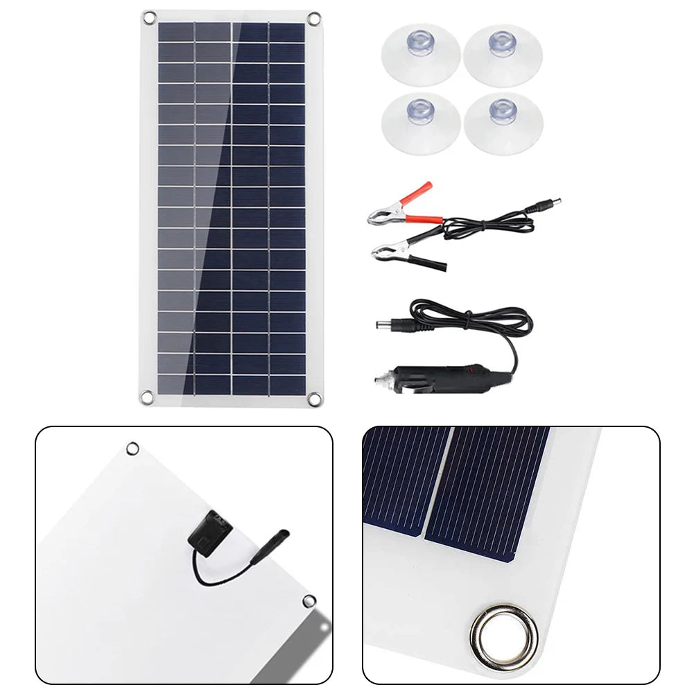 50W 12Volt Solar Panel Kit