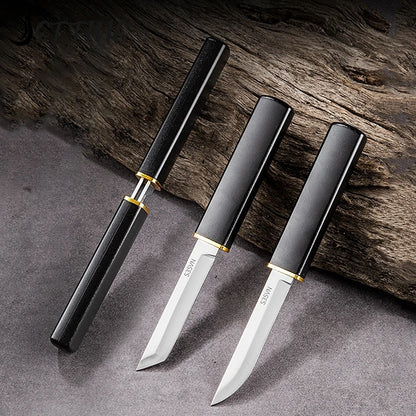 High-grade Double Knife Stainless Steel Easy To Carry Knives High Hardness Fruit