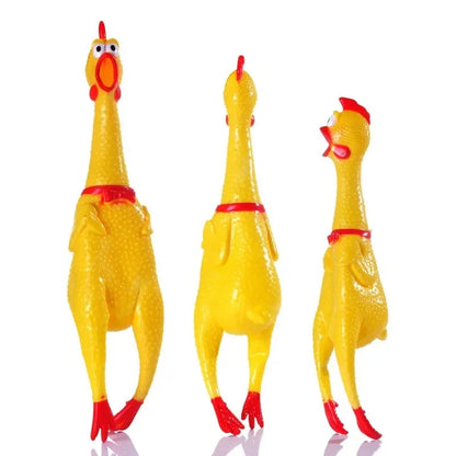 Dog Chicken Squeak Toys