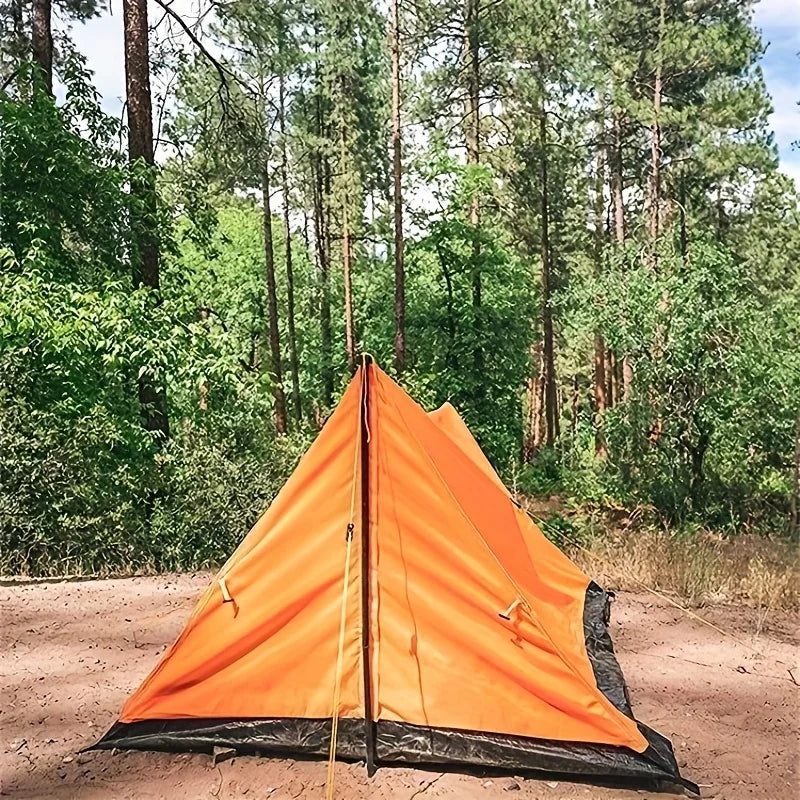 Ridge type outdoor camping tent