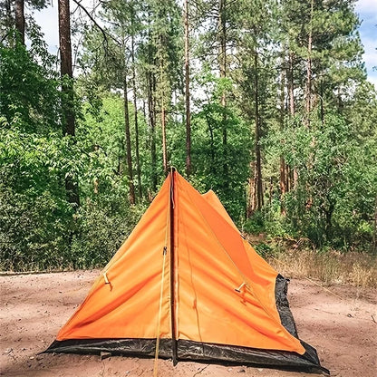 Ridge type outdoor camping tent