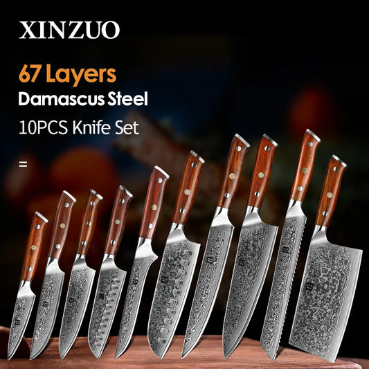 Damascus Steel Chef Cutlery