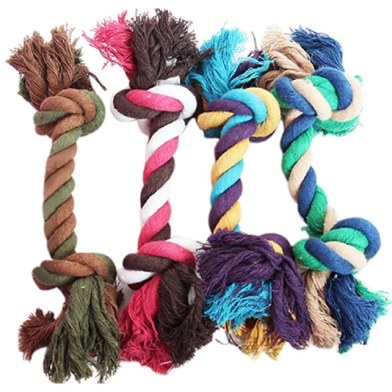 Puppy Dog Cotton Linen Braided Bone Rope