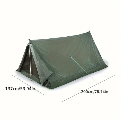 Ridge type outdoor camping tent