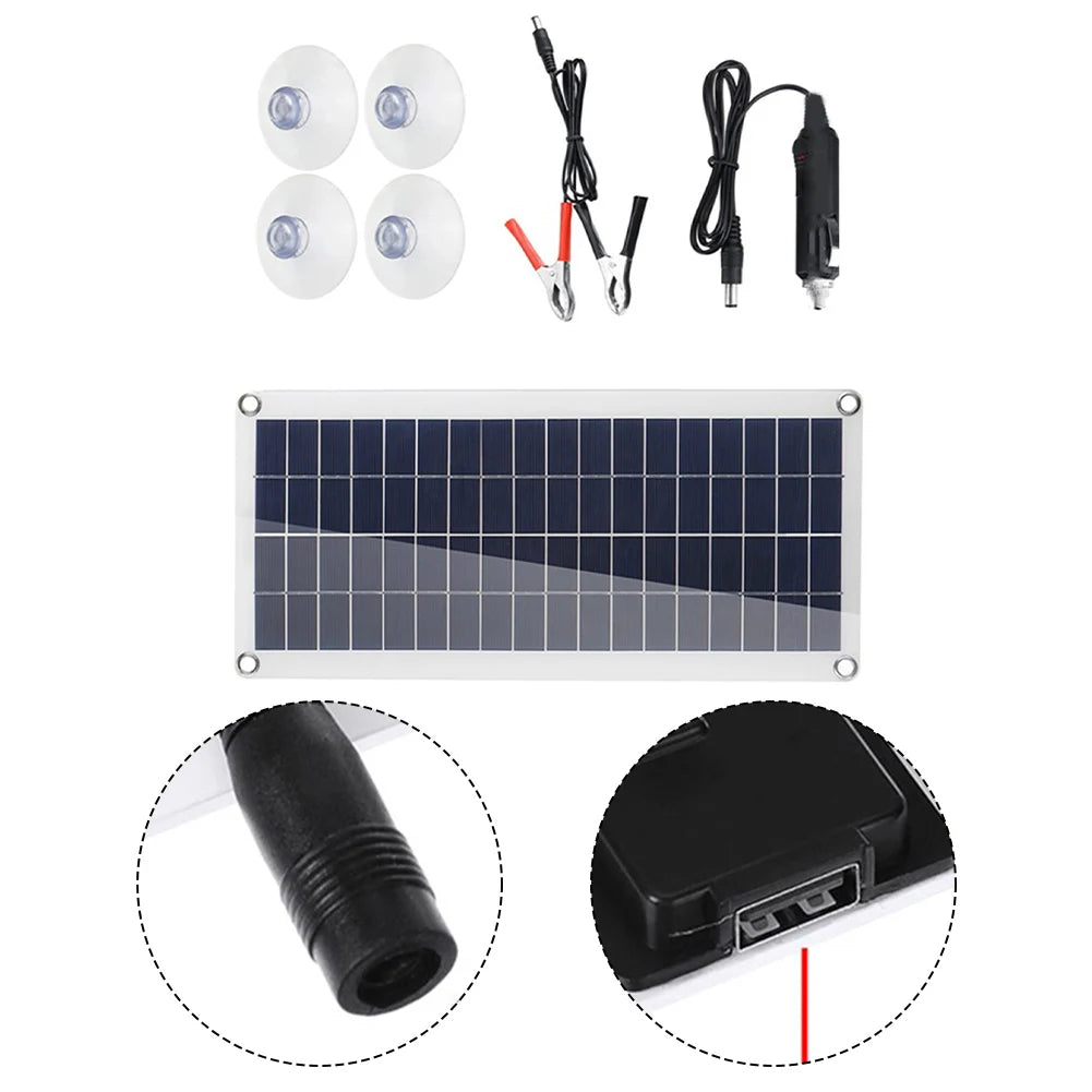 50W 12Volt Solar Panel Kit