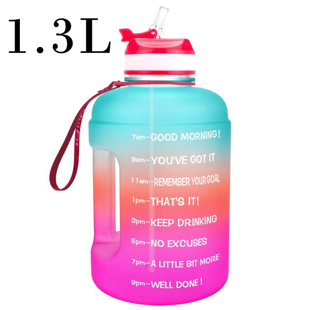 QuiFit 3.78L 2.2L 1.3L 128oz Gallon Water Bottle With Straw