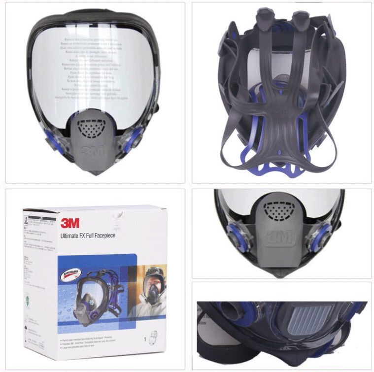 Silicone Full-face Gas And Dust Mask