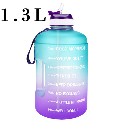 QuiFit 3.78L 2.2L 1.3L 128oz Gallon Water Bottle With Straw